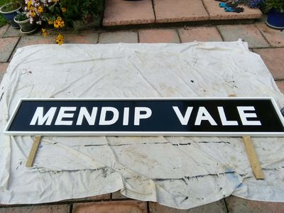 Mendip Vale sign completed